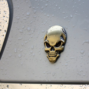 3D Skull Motorcycle And Car Decal