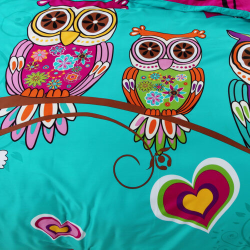 Kids Owl Bedding Set