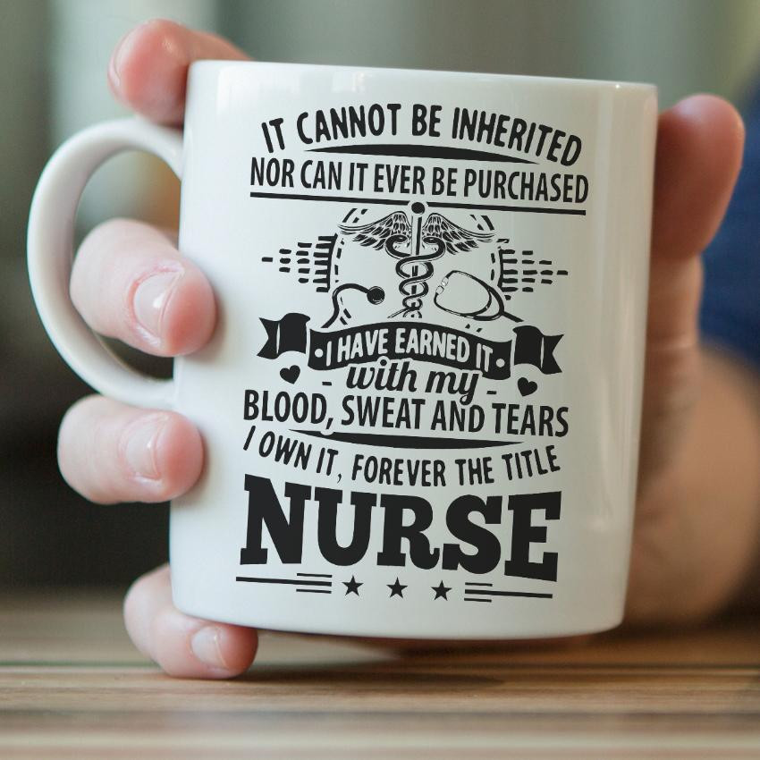 "Forever The Title Nurse" Mug