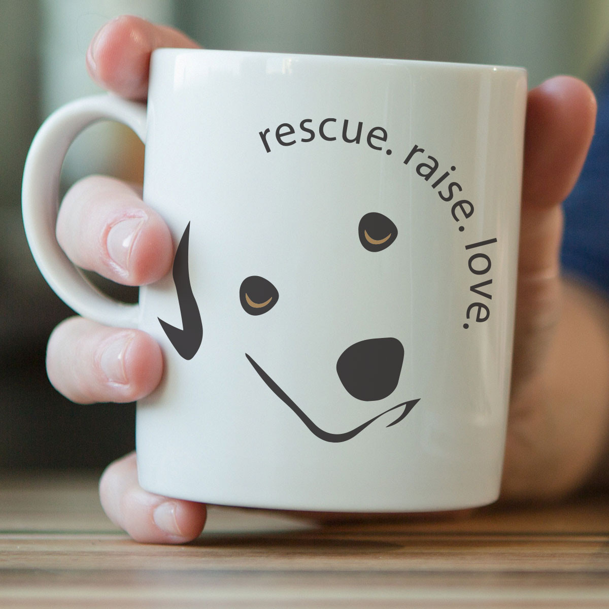 Rescue Raise Love Mug