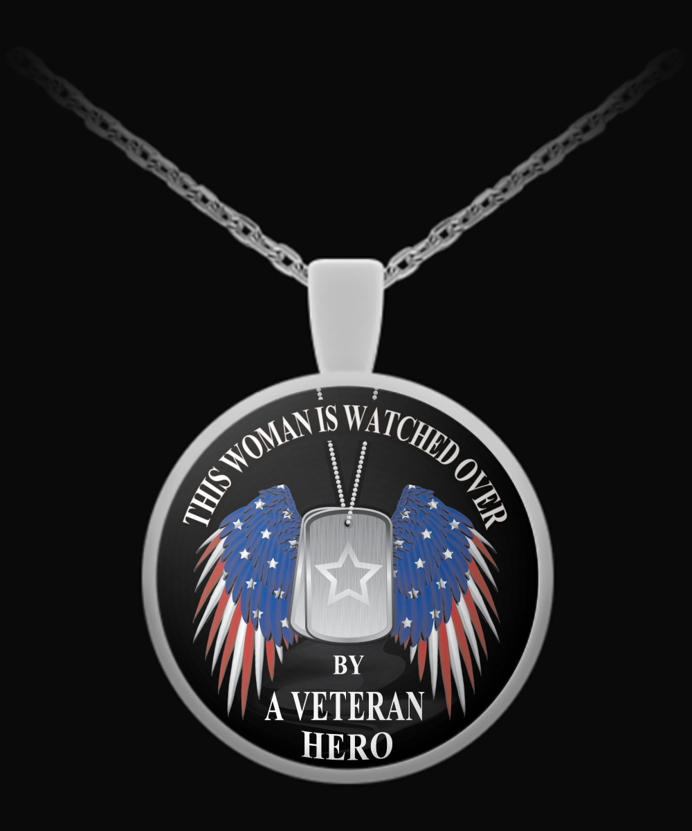This Girl is Watched Over By a Veteran Hero - Necklace
