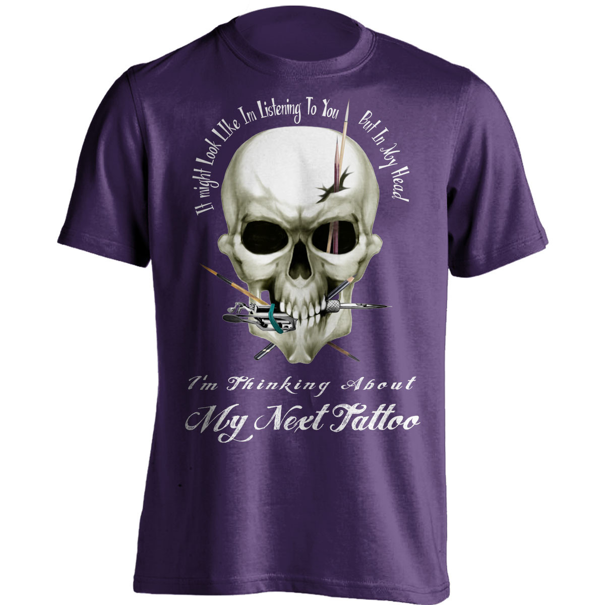 "I Might Look Like Im Listening To You" Tattoo Lovers T-Shirt