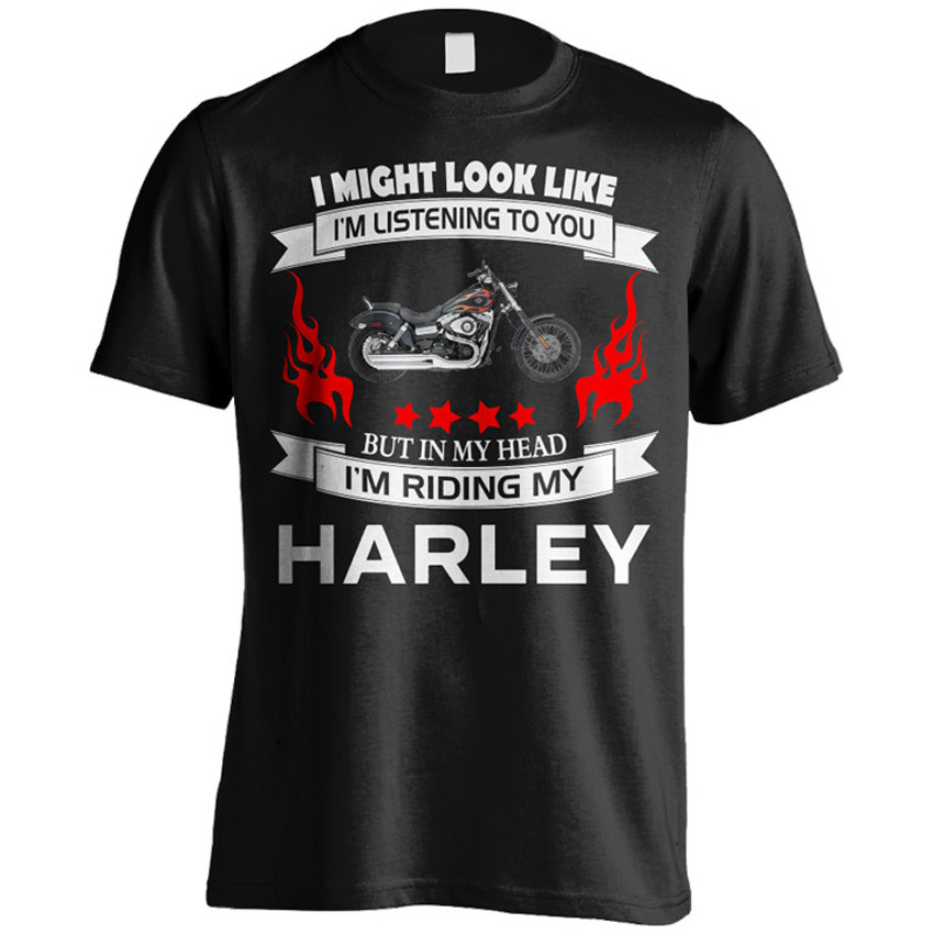 "I Might Look Like Im Listening To You" Harley T-Shirt