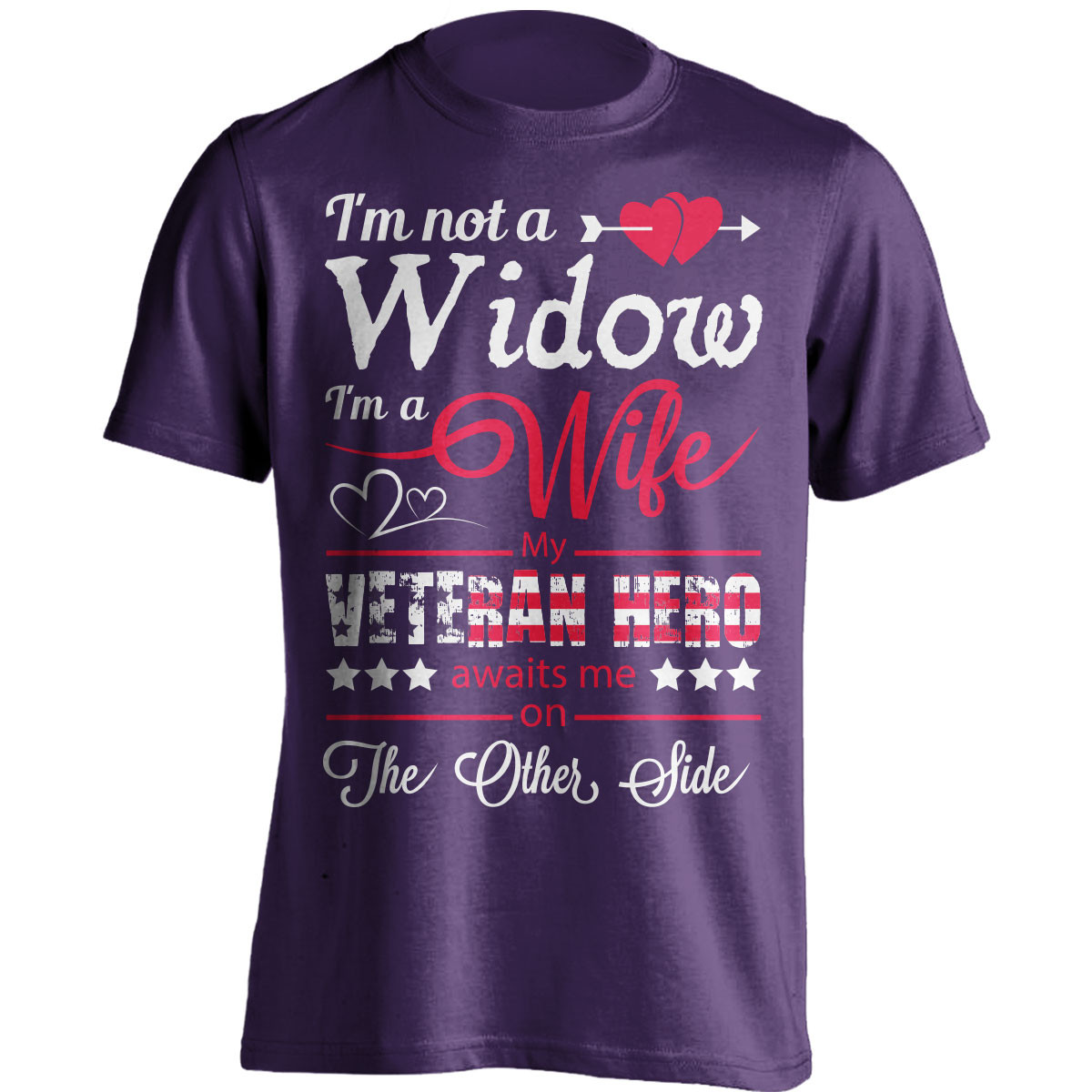 Widow Of Veteran Hero T-Shirt