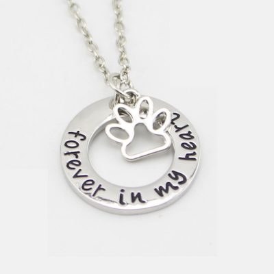 "Forever In My Heart" Pet Memorial Necklace