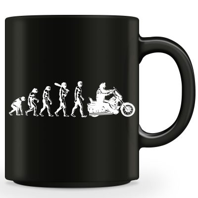 Human Evolution Harley Mug