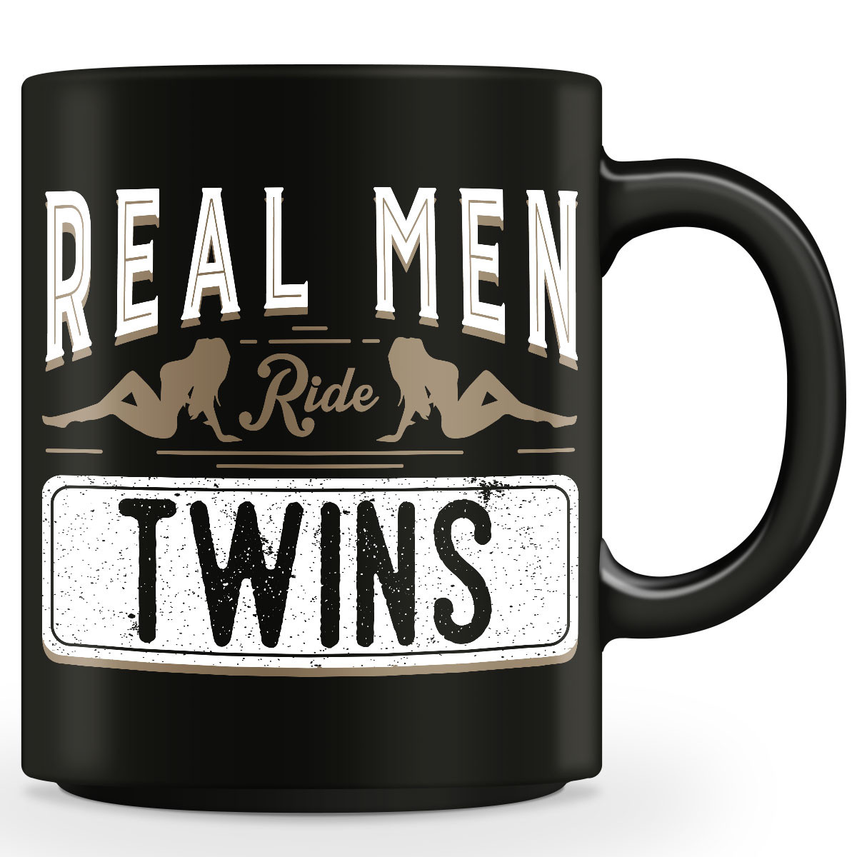 Real Men Ride Twins Mug