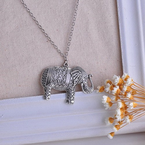 Alloy Elephant Necklace