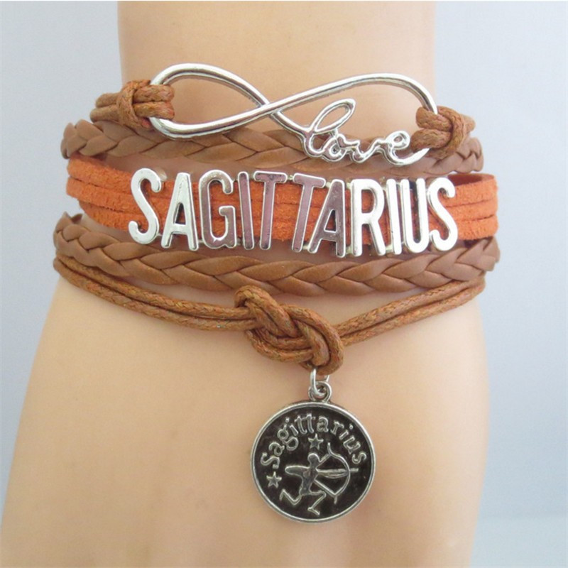 Zodiac Signs Infinity Bracelet